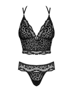 Эффектный комплект Giully с леопардовым принтом