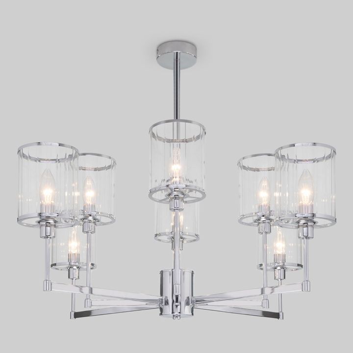 Потолочная люстра Eurosvet 60144/8 хром