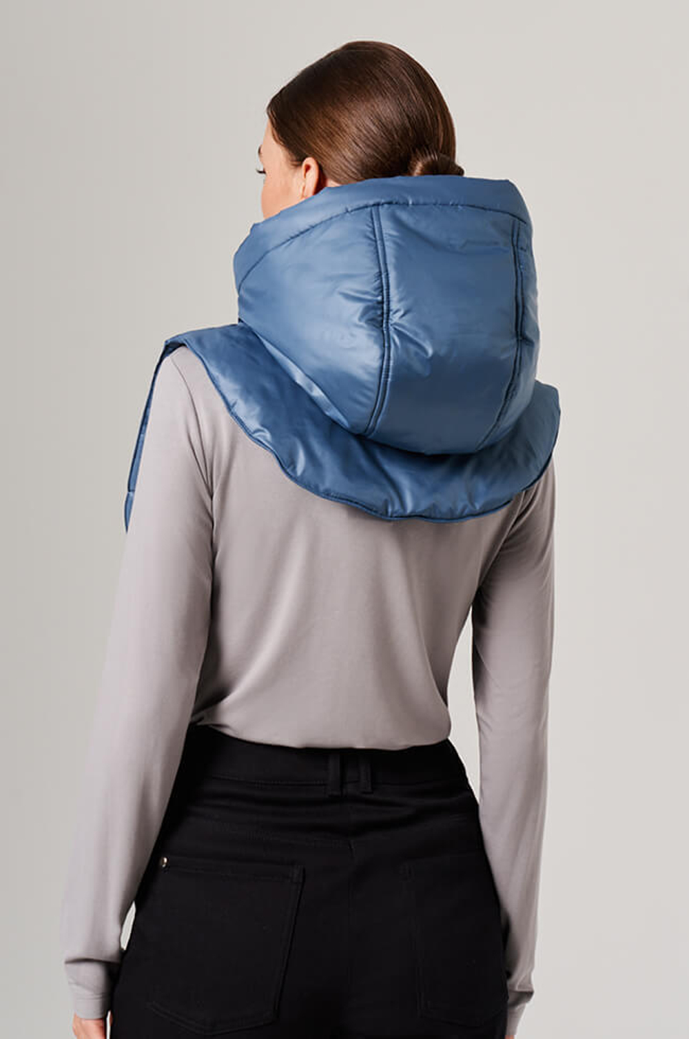 8406 Манишка женская (дымчато-голубой)