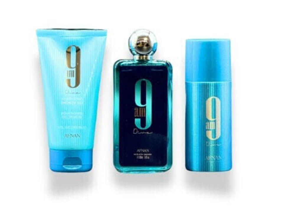 9AM Dive EDP 100 ml deodorant ve spreji 150 ml sprchovy gel 150 ml