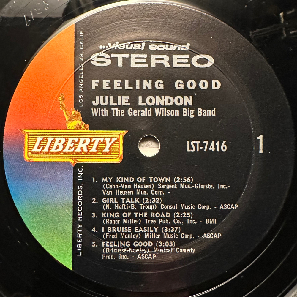 Julie London With The Gerald Wilson Big Band - Feeling Good (США 1965г.)