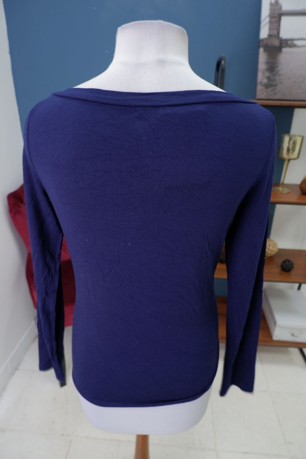 Джемпер темно-синий 48 размер