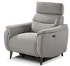 Кресло-реклайнер Level, серое букле