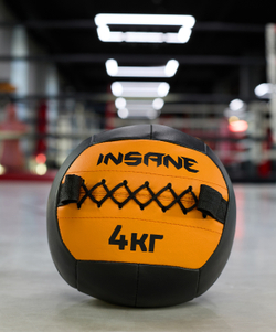 Медбол IN24-WB100, 4 кг, оранжевый