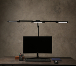 Светильник FRIENDME бестеневой настольный на струбцине светодиодный No. 2 белый с тройным источником света. Яркость - 1270 lum. 24W.