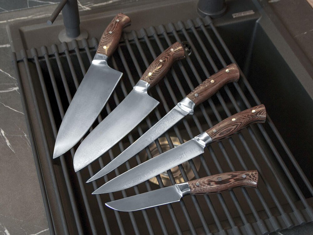 Набор кухонных ножей "Master Sheff Wood"