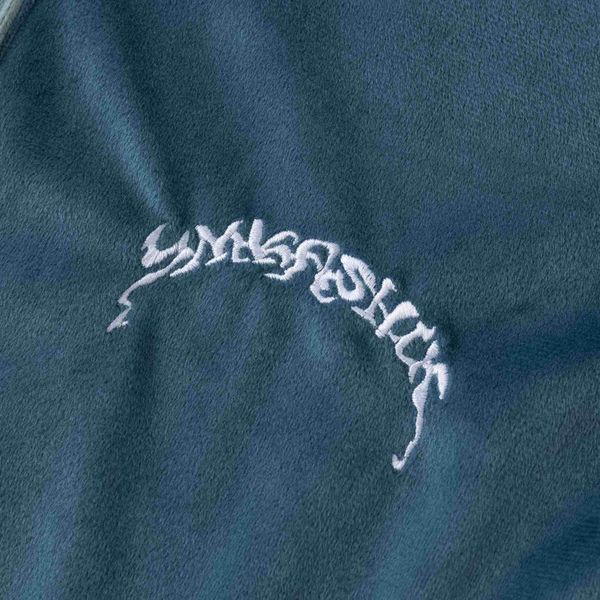 Олимпийка велюровая Puff темно-синяя - фото 5