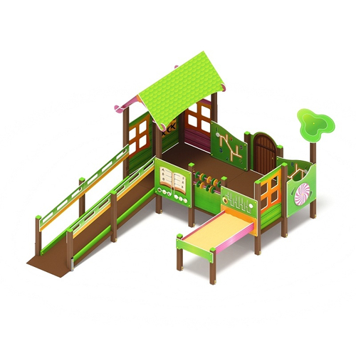 Манеж с навесом Домик Забота (Лукоморье)