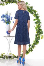 Синее кружевное платье DStrend (Акция)