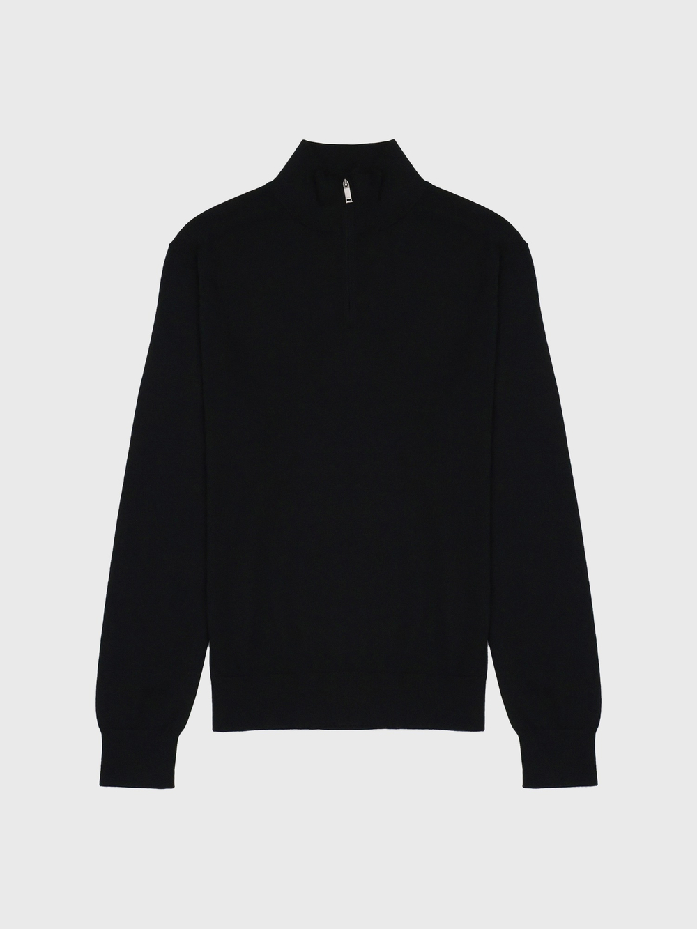 Свитер Calvin Klein Extra Fine Merino Wool Blend Quarter Zip Black