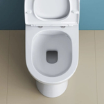 Унитаз-компакт безободковый с сиденьем BelBagno LOUNGE BB045CPR/SC + BB045/051T