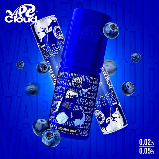 VAPE CLOUD Red Bull Blue Ice - Ред булл блу со льдом 0.02 %
