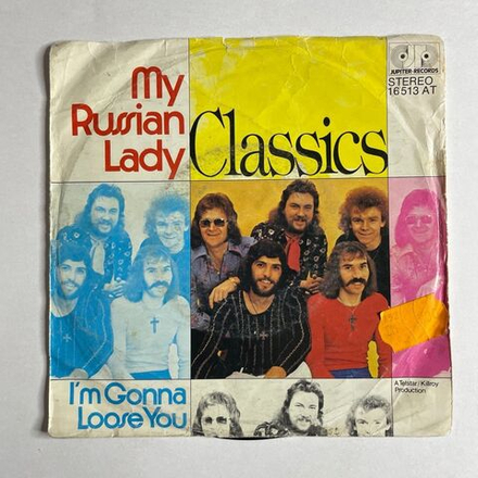 Винтажная виниловая пластинка LP The Classics My Russian Lady (Germany 1975) 7 дюймов, 45 RPM, Single