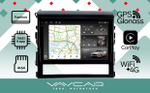 Магнитола для Toyota Land Cruiser 200 2015-2021 (без JBL)- Vaycar VA77-0609-2K на Android 13, 8-ядер, 2K QLED, ТОП процессор, CarPlay,4G SIM-слот