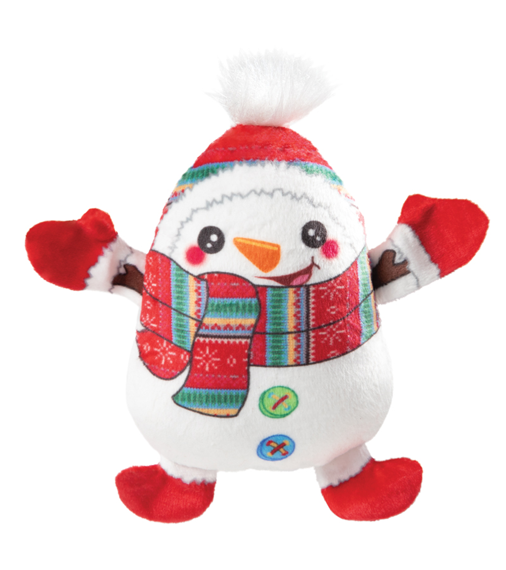 Игрушка для собак мягкая "Снеговик с помпоном", 125мм, серия NEW YEAR, Triol