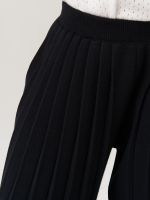 Школьные широкие брюки для девочки AT726-2 черный