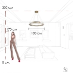 Подвесная люстра Loft It MANHATTAN 10415/1000