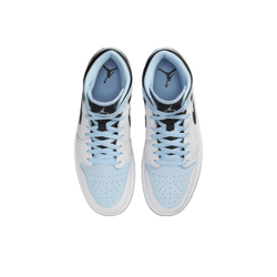 Кроссовки Air Jordan 1 Mid White Ice Blue