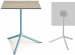 Стол ламинированный обеденный складной Scab Design Tripe Maxi Folding, голубой, состаренный дуб тортора