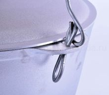 Казан походный с крышкой и ручкой Биол, 25 л
