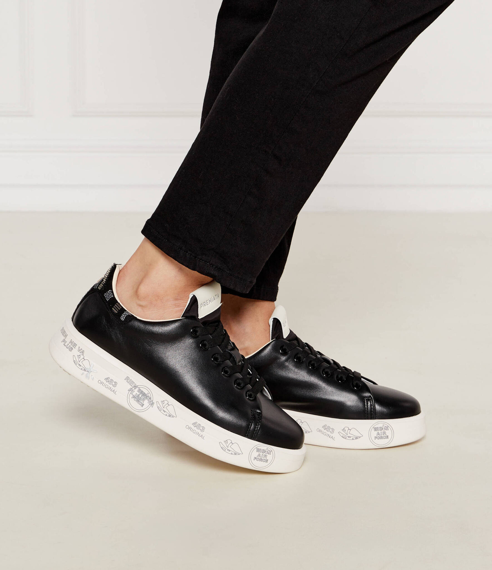 Кожаные кроссовки belle Premiata - черный(BELLE)