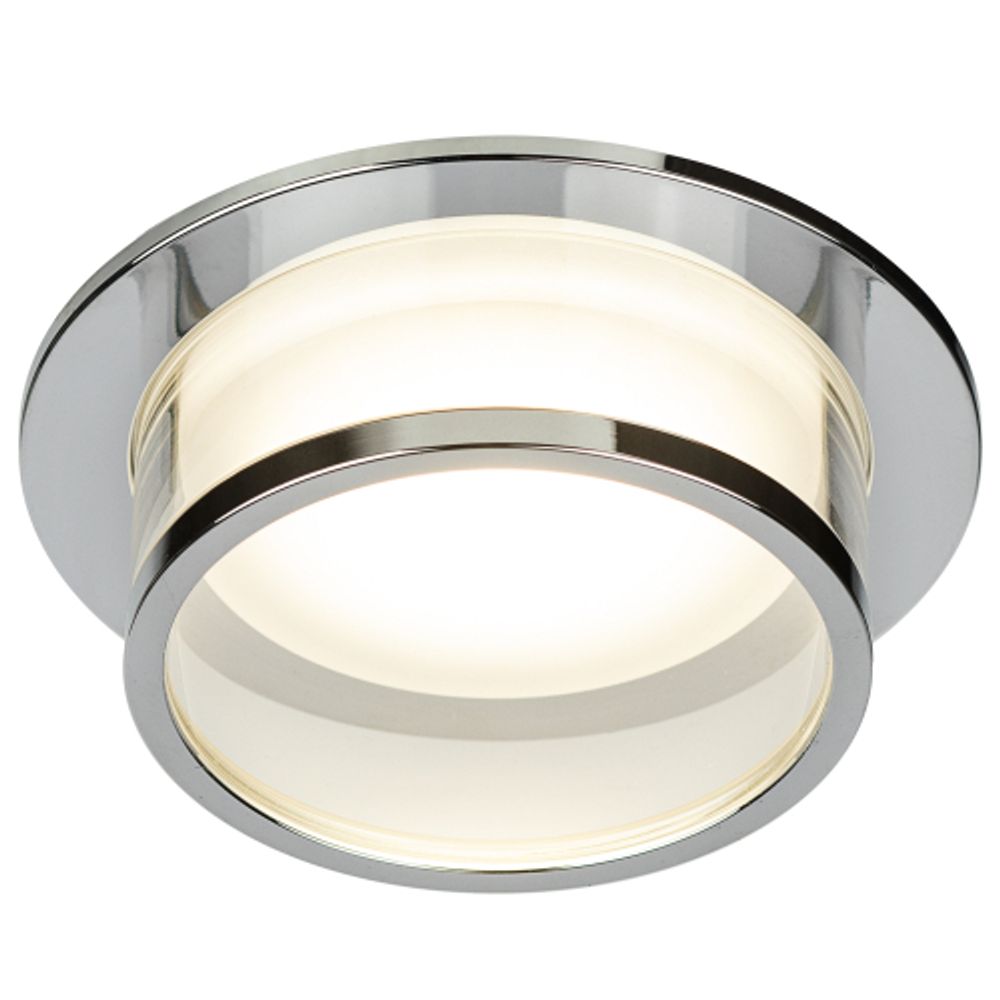 Встраиваемый светильник декоративный ЭРА DK99 CH MR16 GU5.3 хром | Декоративные встраиваемые светильники