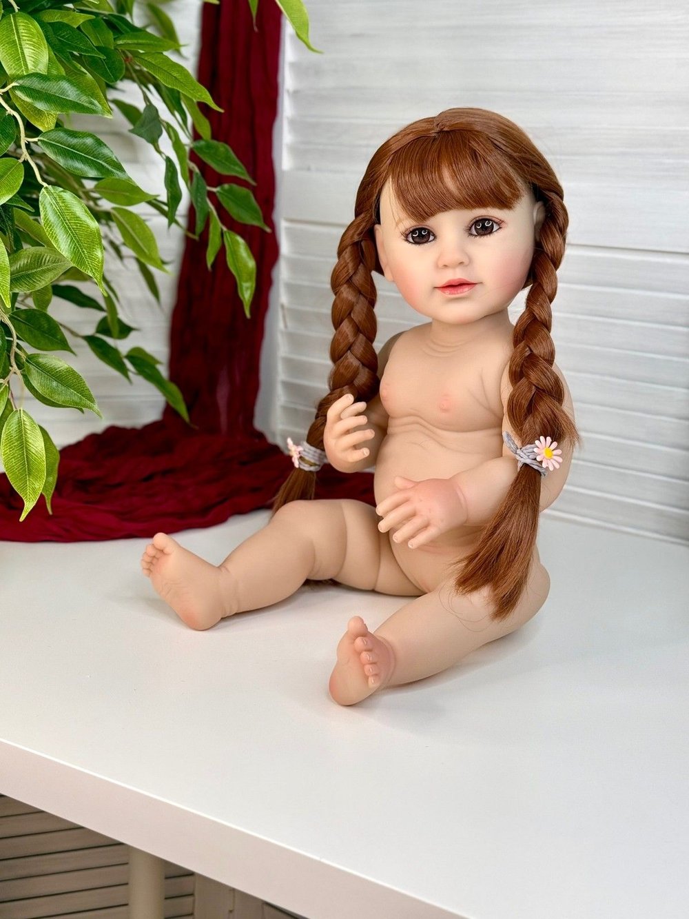 Кукла Реборн виниловая 55см в пакете (FA-565)