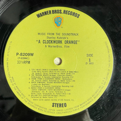 Винтажная виниловая пластинка LP Stanley Kubrick A Clockwork Orange Заводной Апельсин (Japan 1972) (Obi)
