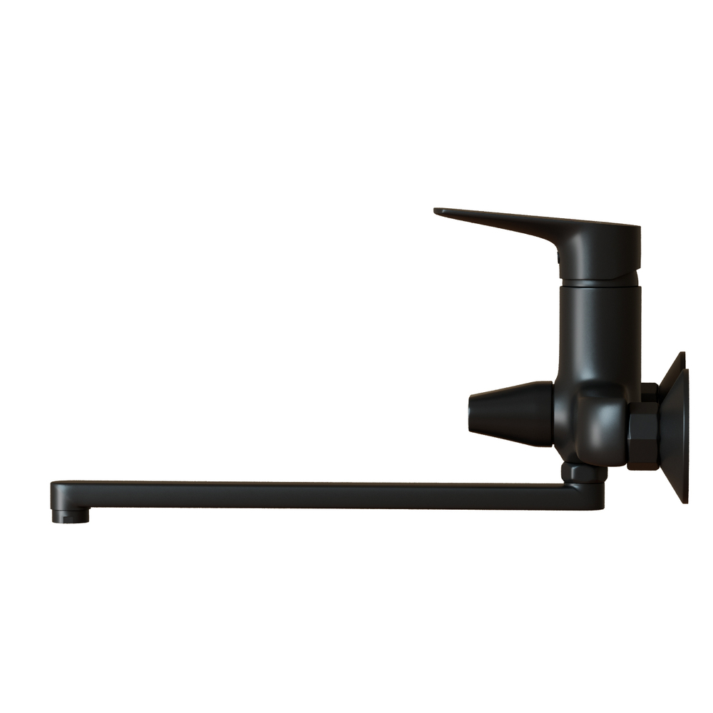 Смеситель для ванны и раковины 35k MIXLINE ML14-02BL ЧЕРНЫЙ