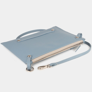 Сумка Julie из кожи теленка, голубого цвета