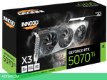 Видеокарта Inno3D GeForce RTX 5070 Ti X3 16Gb GDDR7 (N507T3-16D7-176068N)