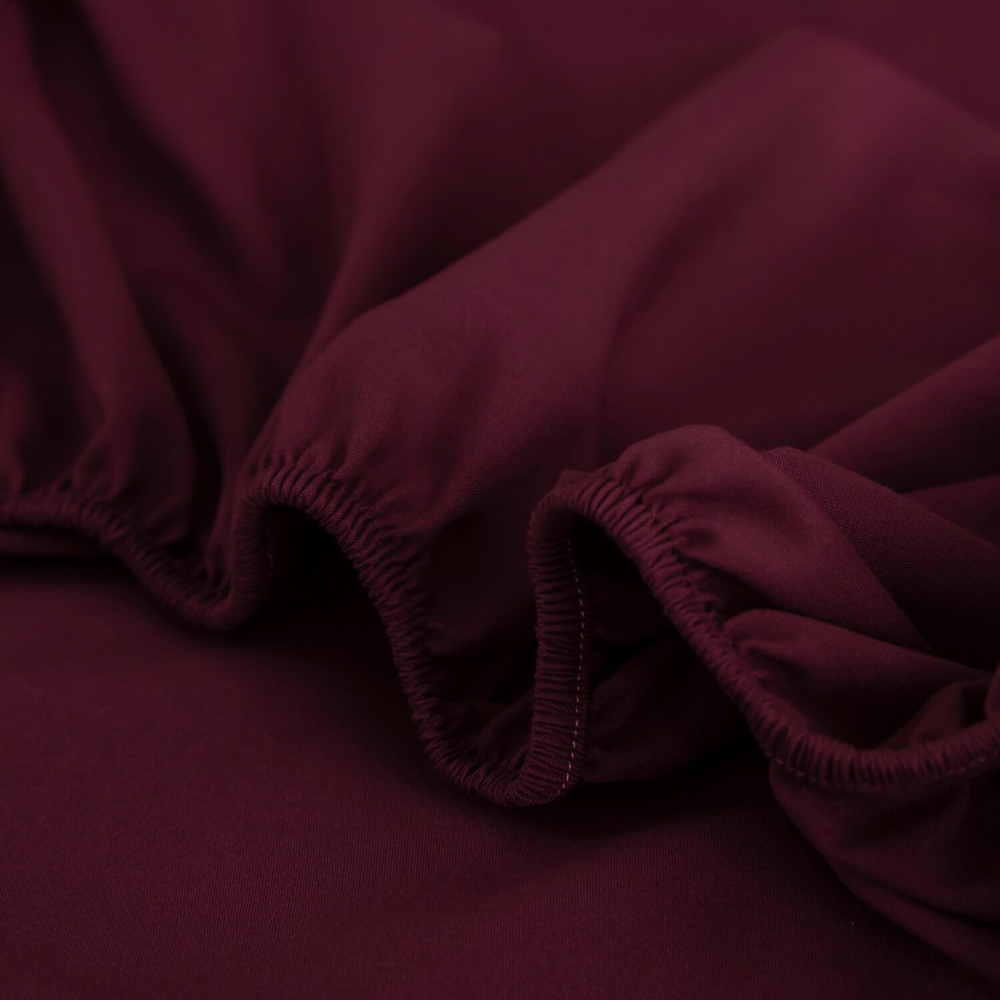 Комплект постельного белья Однотонный Сатин на резинке CSR022