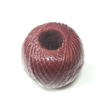 Пряжа джутовая Красный