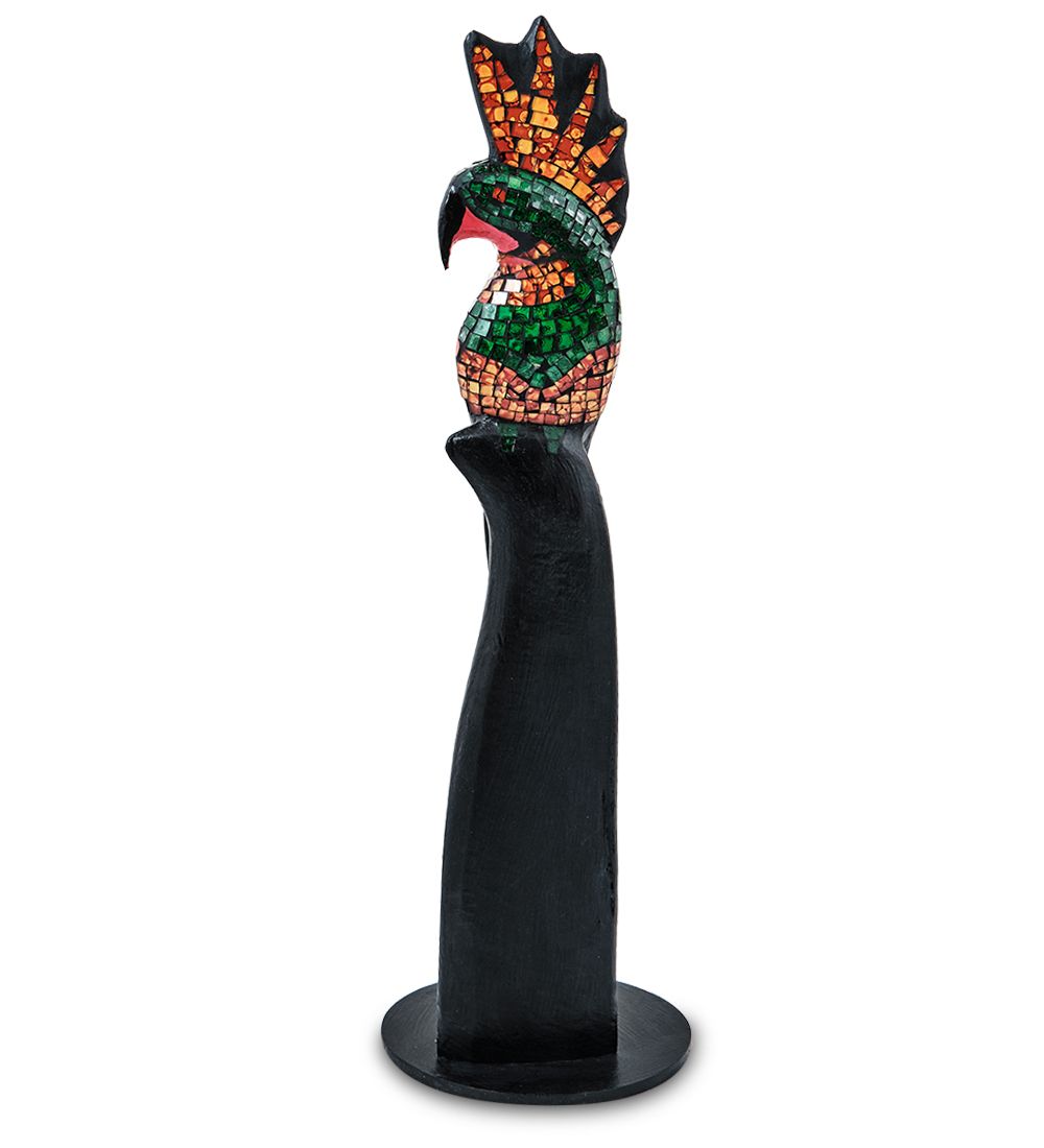 Decor and Gift 23-030-03 Н-р статуэток из трех «Какаду» дерево+стекл.мозаика (50,40,30 см)