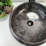 Раковина из мрамора Donut Black Medium DM-62847 45*45*15 51