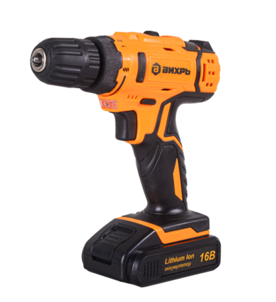 Дрель-шуруповерт Вихрь ДА-16Л-2К (2,0 А/ч)
