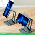 Подставка для планшета Baseus Desktop Biaxial Grey (LUSZ000113)