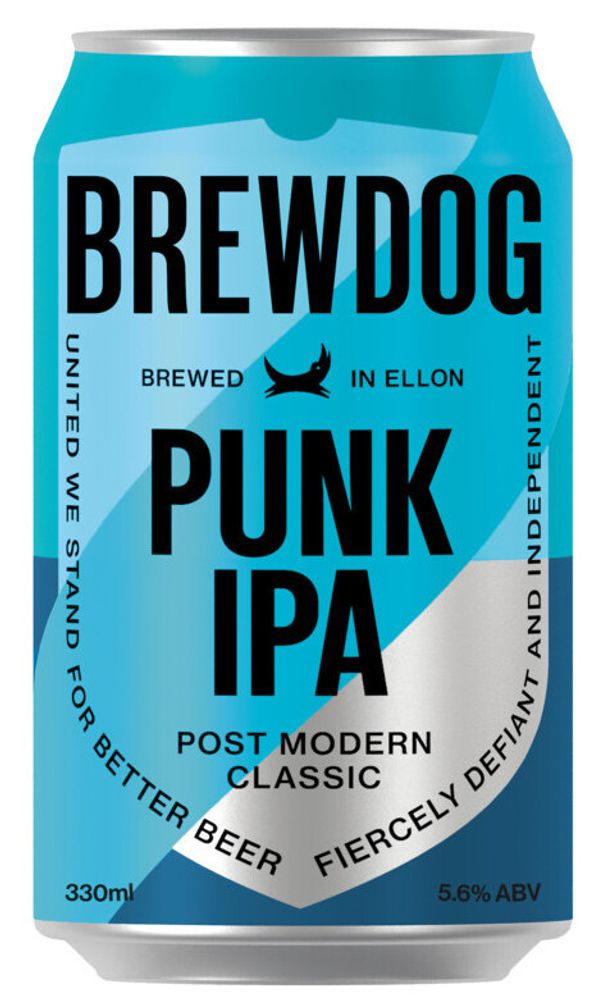 Пиво БрюДог Панк ИПА / BrewDog Punk IPA 0.33 - банка