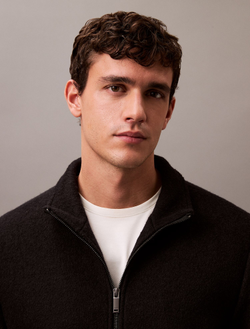 Куртка Calvin Klein Wool Blend Classic Zip Black Beauty