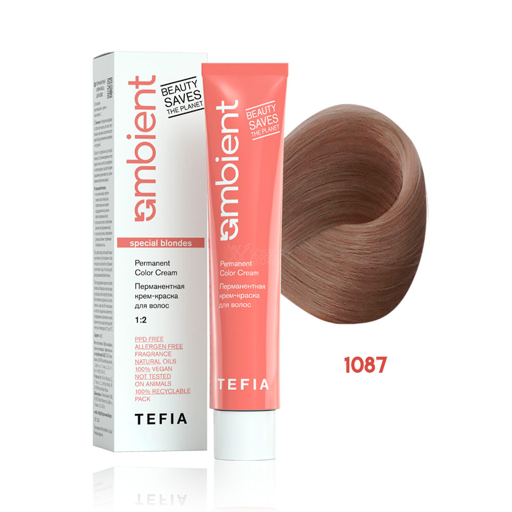 Перманентная крем-краска для волос Ambient, 60 мл