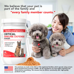 VetSmart Formulas, Critical Immune Defense®, для собак и кошек, 180 г (6,34 унции)