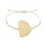 Браслет в виде листа Ester Bijoux Тополь BCL34-G/6