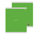 Тетрадь 96л., А5, линия, Alingar "Office line", скрепка, мелованный картон (стандарт), блок офсет, 5 дизайнов в пленке т/у