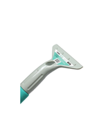 Щетка для снега FEHU FSB03, с мягкой накладкой, со скребком, 48 см, бирюзовая, серая