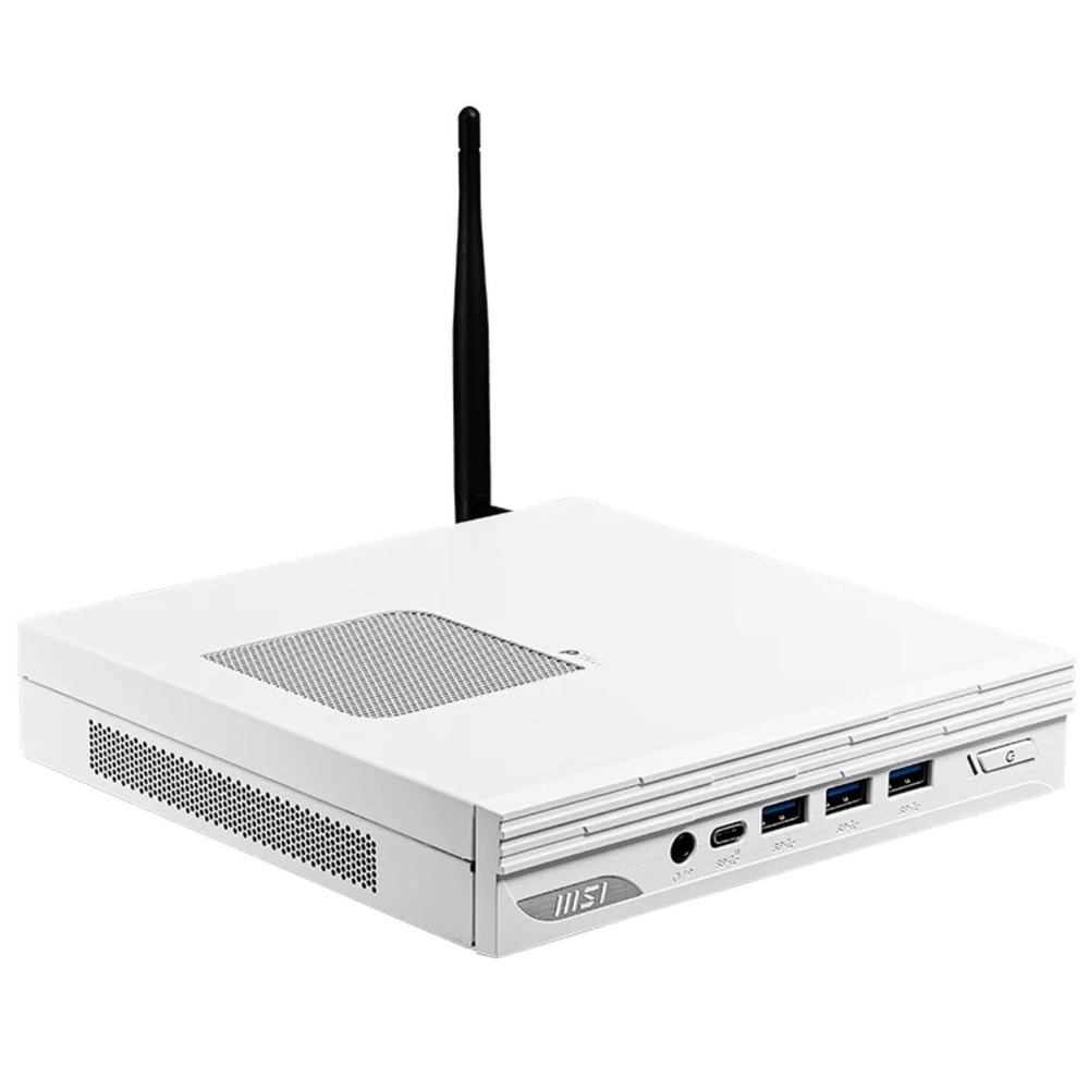 MSI Pro DP10 12M Mini Core i7-1255U (1.7GHz), 16Gb (8GBx2) DDR4 SO-DIMM, 1TB SSD M.2, Intel Graphics, noDVD, WiFi, BT, 120W, VESA, VGA, noOS, White