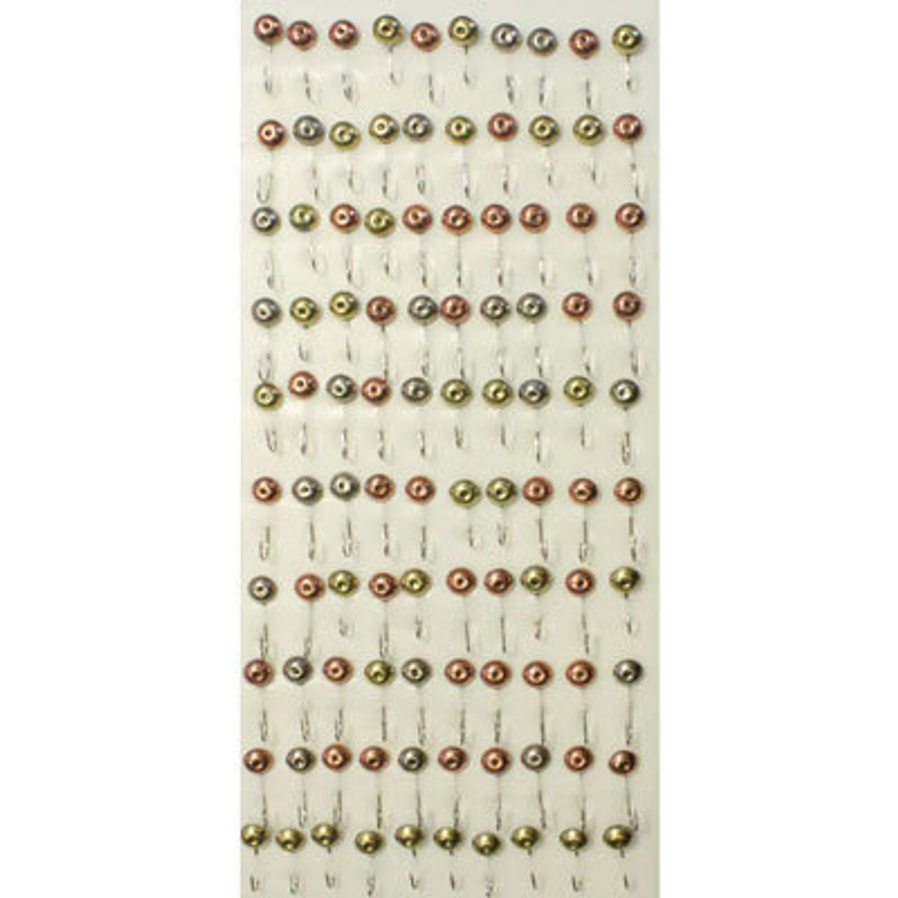 Мормышка металлическая паяная №34, d6, крючок №12