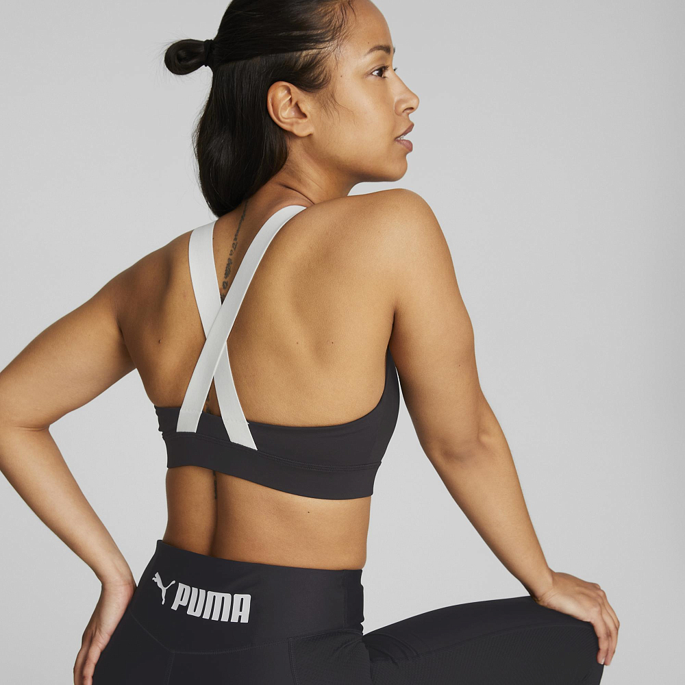 Женский топ-бра PUMA Mid Impact Puma Fit Bra