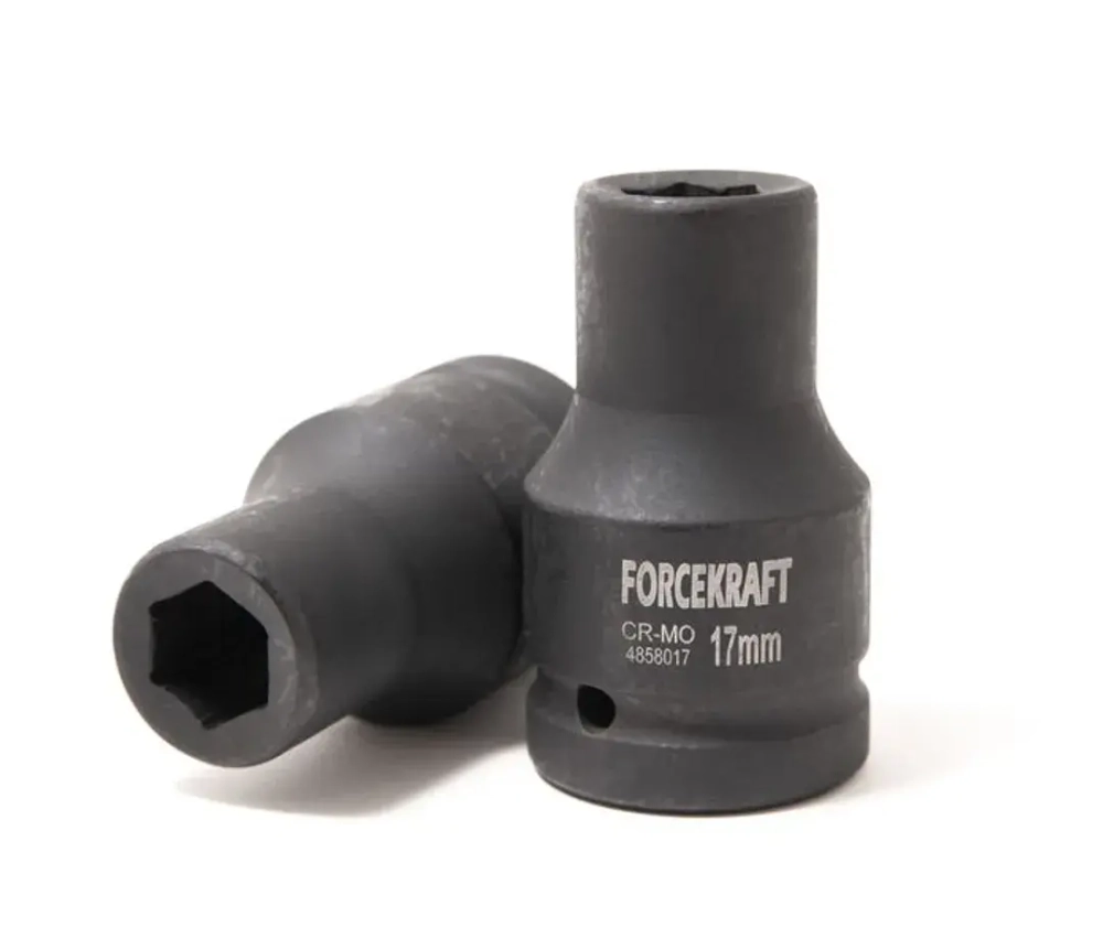 Головка ударная 1'', 17мм (6гр.) FORCEKRAFT FK-4858017