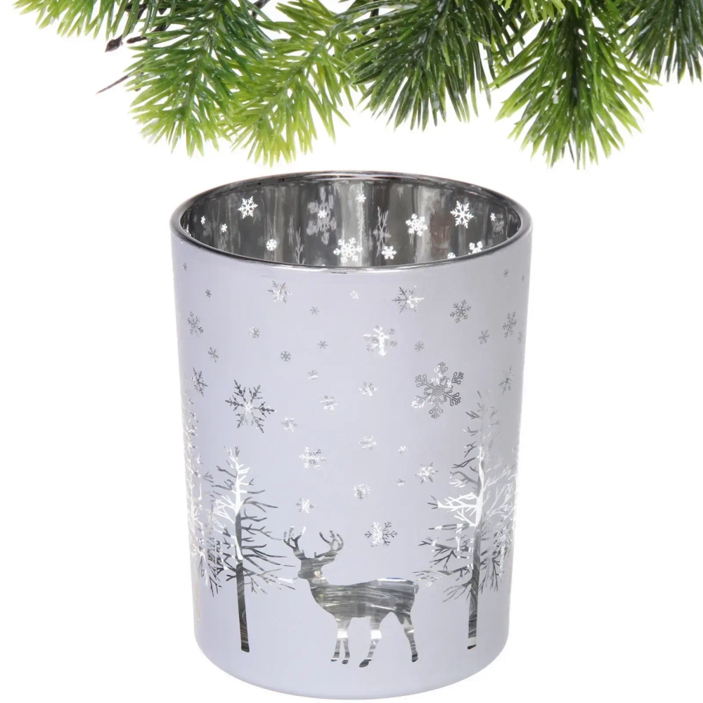 Подсвечник «Лесной олень» 10*12,5 см, Золото