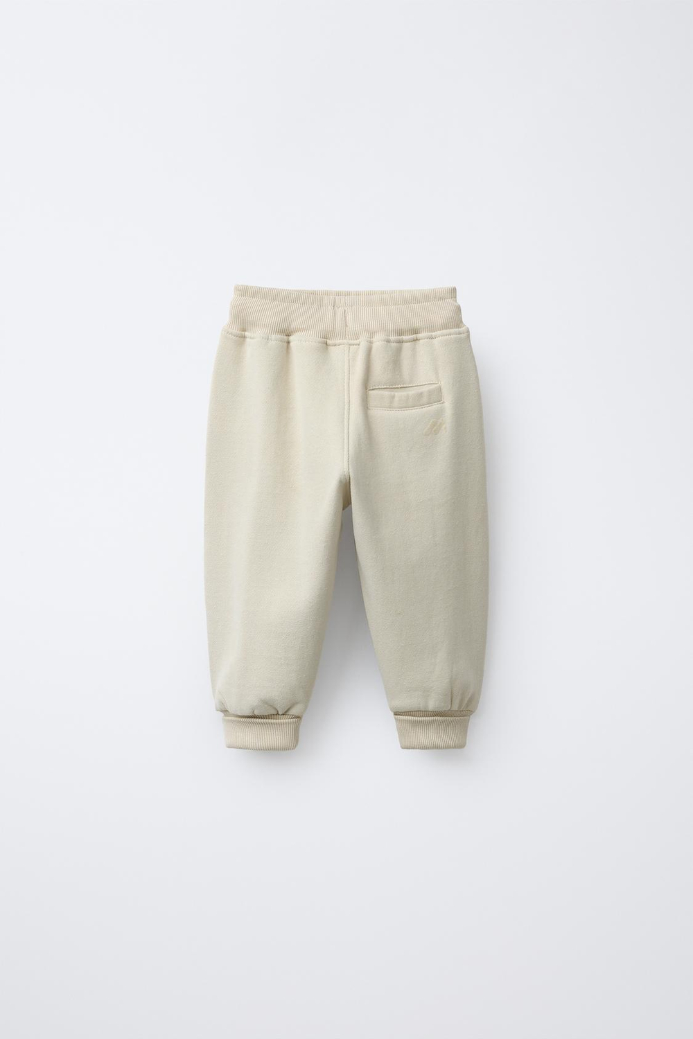 ZARA БРЮКИ-ДЖОГГЕРЫ С ЛОГОТИПОМ, ЗЕЛЕНОВАТЫЙ